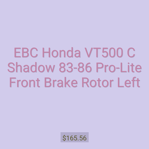 EBC Honda VT500 C Shadow 83-86 Pro-Lite Front Brake Rotor Left
