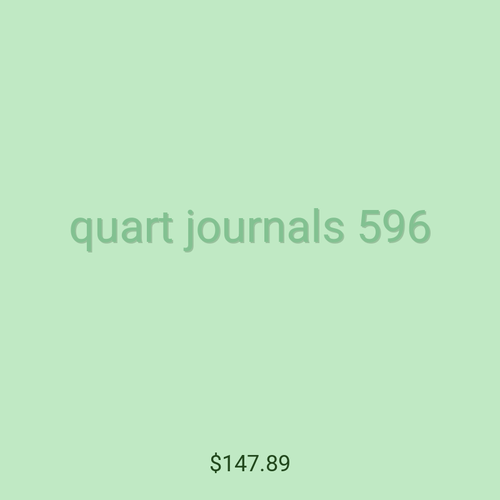 quart journals 596