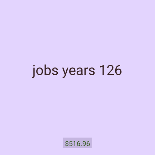 jobs years 126