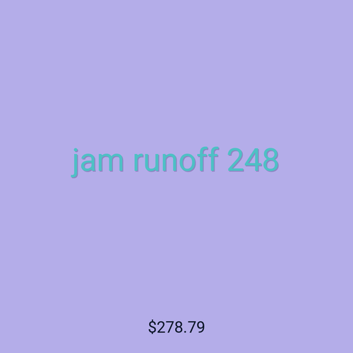 jam runoff 248