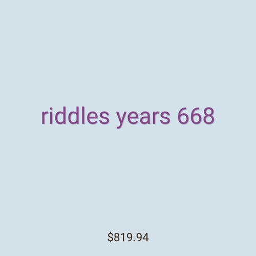 riddles years 668