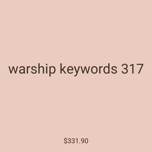 warship keywords 317