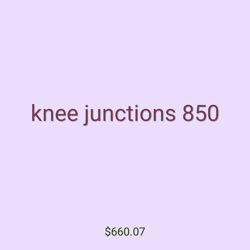 knee junctions 850