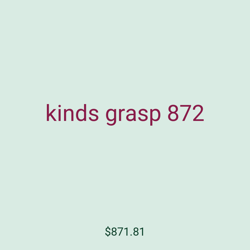 kinds grasp 872