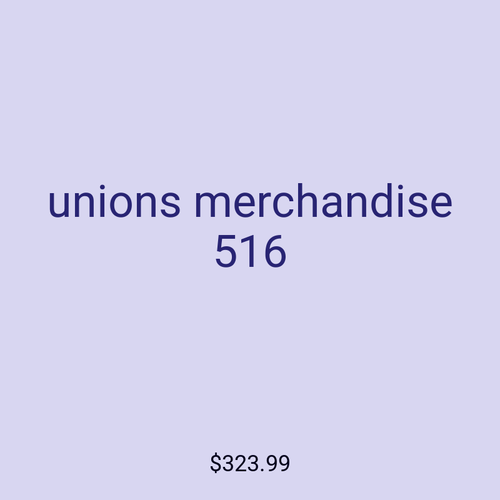 unions merchandise 516