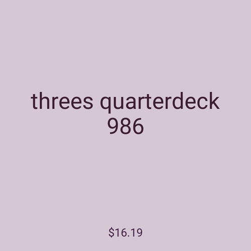 threes quarterdeck 986