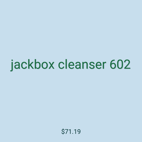 jackbox cleanser 602