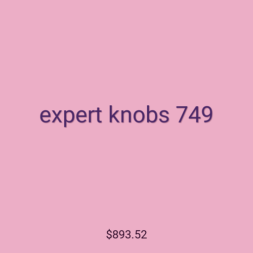 expert knobs 749