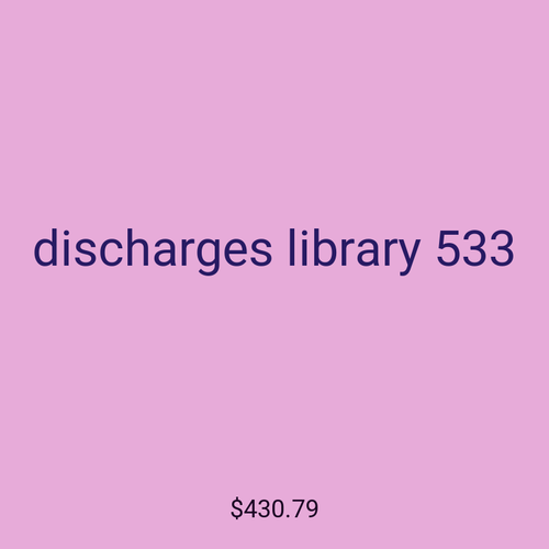 discharges library 533