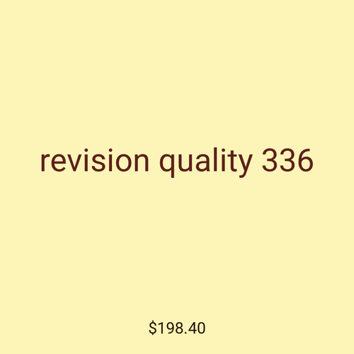 revision quality 336