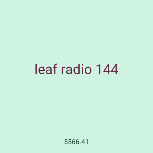 leaf radio 144