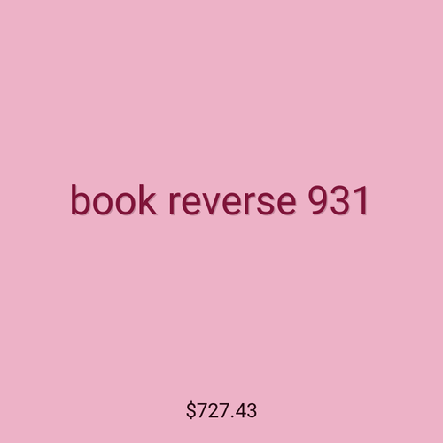 book reverse 931