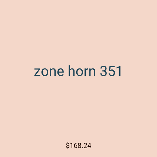 zone horn 351