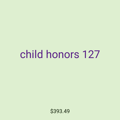 child honors 127