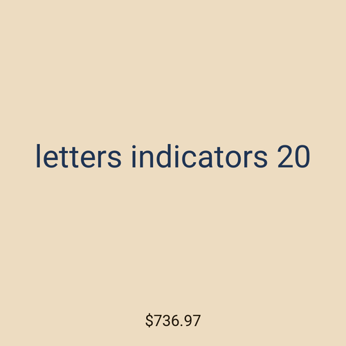 letters indicators 20