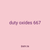 duty oxides 667
