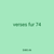 verses fur 74