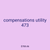 compensations utility 473