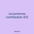 occurrences contribution 422