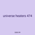 universe heaters 474