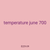 temperature june 700