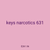 keys narcotics 631