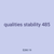 qualities stability 485
