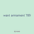 want armament 789