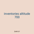inventories altitude 700