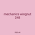 mechanics wingnut 248