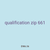 qualification zip 661