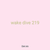 wake dive 219