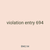 violation entry 694