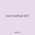 visit method 421