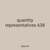 quantity representatives 638