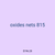 oxides nets 815
