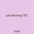 job learning 787