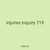 injuries inquiry 719