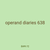 operand diaries 638