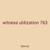 witness utilization 763