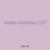 intake visibilities 157