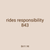 rides responsibility 843