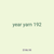 year yarn 192