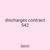 discharges contract 542
