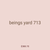 beings yard 713