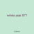 wines year 877