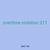 overtime violation 211