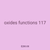 oxides functions 117