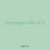 languages offer 415