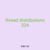 thread distributions 224